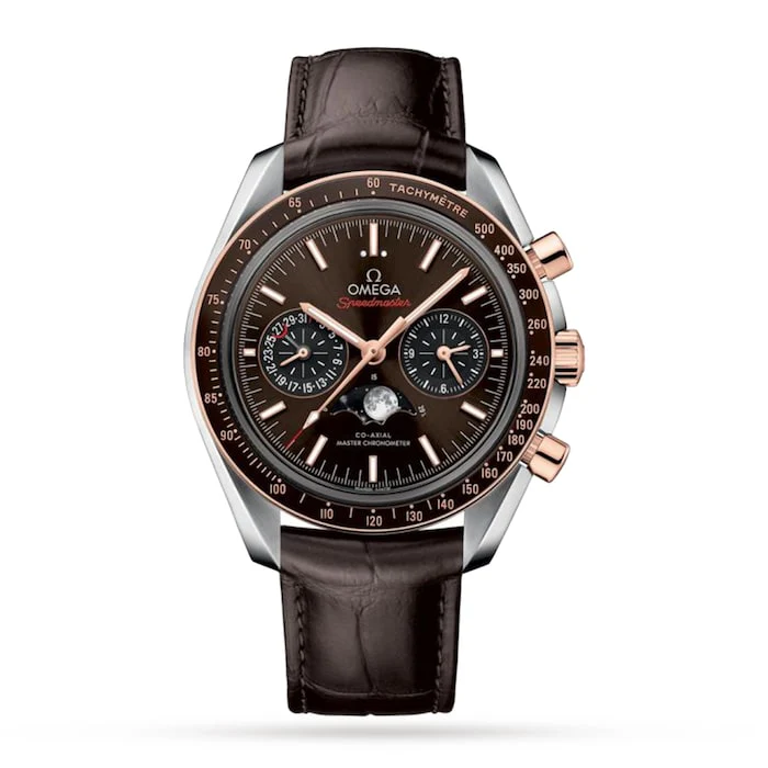 Omega Automatic 25mm Men’s Watch with Brown Material Dial, Stainless Steel Case, 100m Water Resistant / O30423445213001