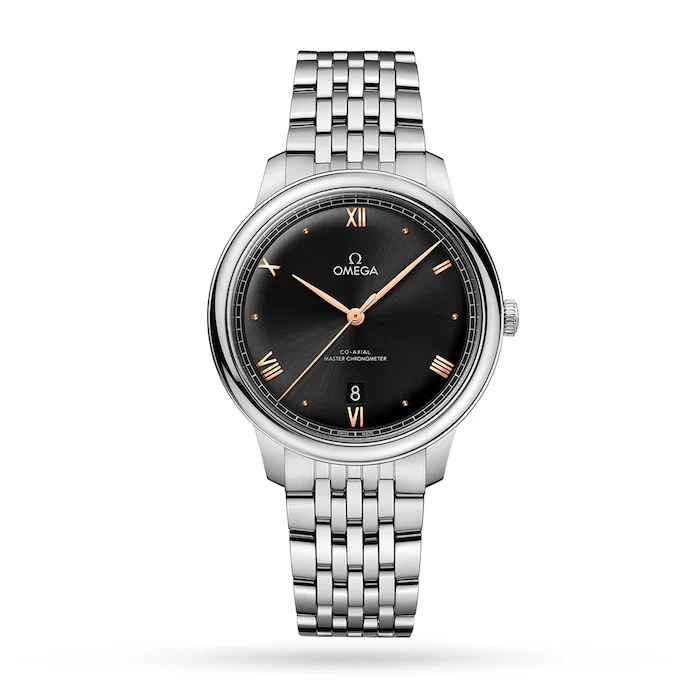 Omega Automatic 40mm Men’s Watch with Black Material Dial, Stainless Steel Case & Bracelet, 30m Water Resistant / O43410402001001
