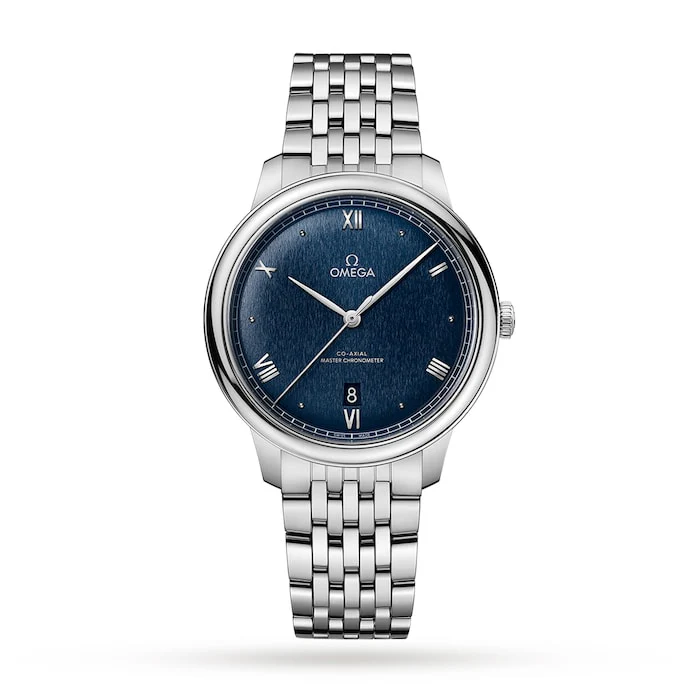 Omega Automatic 40mm Men’s Watch with Blue Material Dial, Stainless Steel Case & Bracelet, 30m Water Resistant / O43410402003001