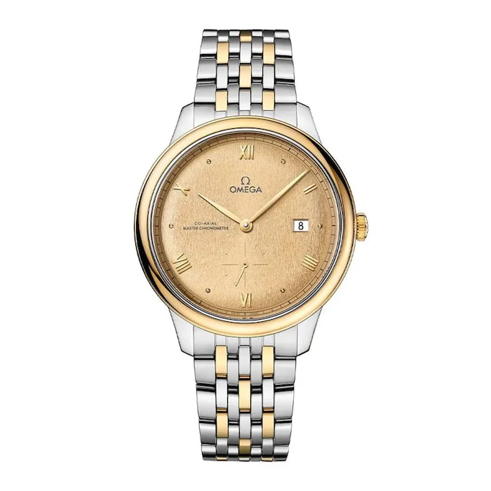 Omega Automatic 41mm Men’s Watch with Champagne Material Dial, Stainless Steel Case & Bracelet, 30m Water Resistant / O43420412008001