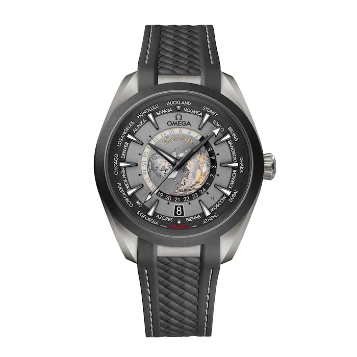 Omega Automatic 43mm Men’s Watch with Black Material Dial, Titanium Case, 150m Water Resistant / O22092432299001