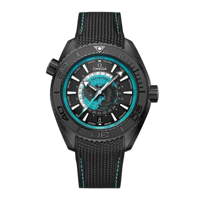 Omega Automatic 50mm Men’s Watch with Black Material Dial, Titanium Case, 600m Water Resistant / O21592462201006
