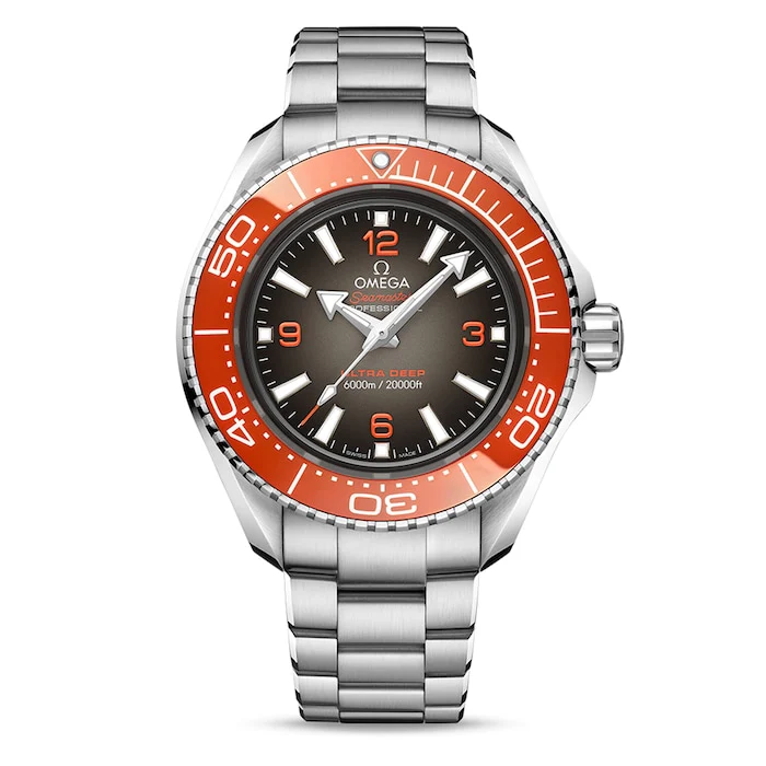 Omega Automatic Men’s Watch with Grey Material Dial, Stainless Steel Case & Bracelet, 000m Water Resistant / O21530462106001
