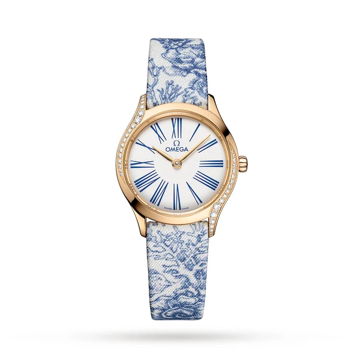 Omega De Ville Mini Trésor Quartz 26mm - Moonshine™ Gold Luxury Watch Luxury Watch O42857266004001