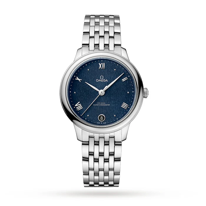 Omega De Ville Prestige Co-Axial Master Chronometer 34mm Ladies Watch Blue Luxury Watch O43410342003002