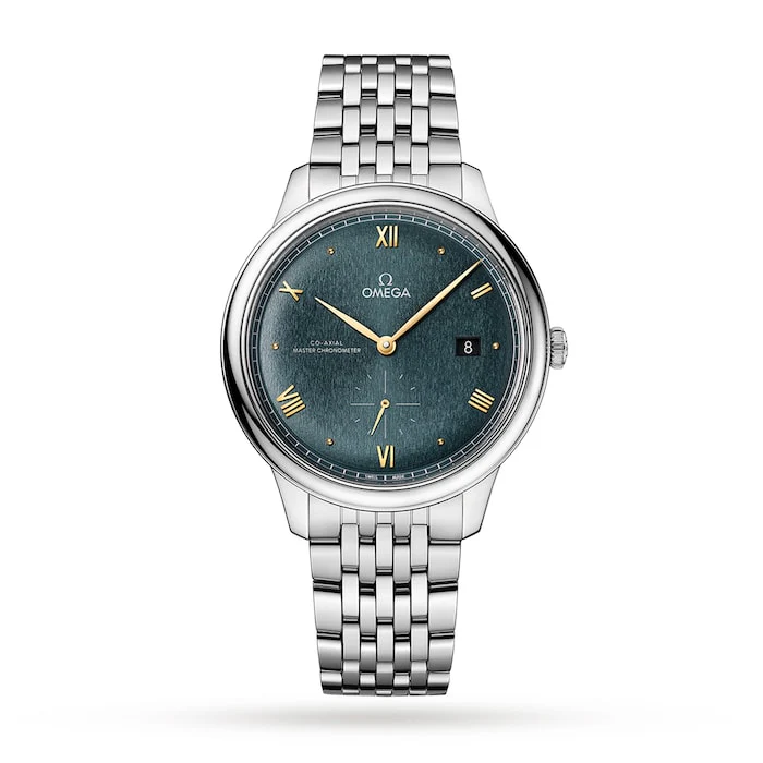 Omega Elegance Automatic 41mm Men’s Watch with Green Material Dial, Stainless Steel Case & Bracelet, 30m Water Resistant / O43410412010001