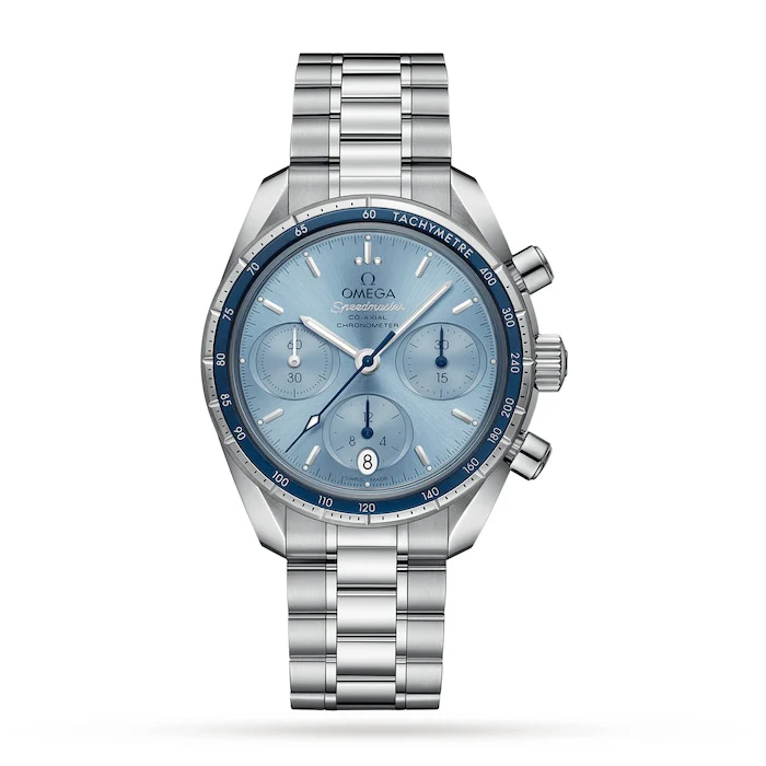 Omega Heritage Automatic 38mm Men’s Watch with Blue Material Dial, Stainless Steel Case & Bracelet, 100m Water Resistant / O32430385003001