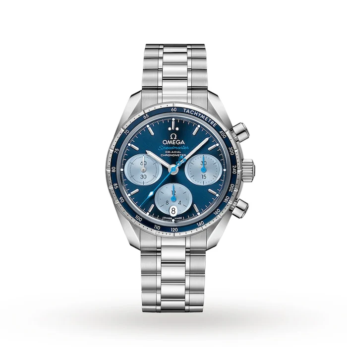 Omega Heritage Automatic 38mm Men’s Watch with Blue Material Dial, Stainless Steel Case & Bracelet, 100m Water Resistant / O32430385003002