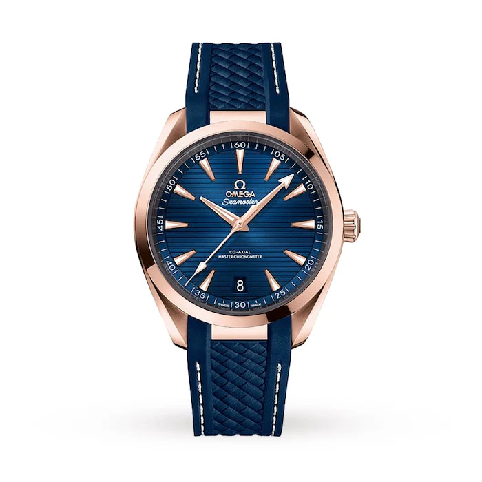 Omega Heritage Automatic 41mm Men’s Watch with Blue Material Dial, Gold Case, 150m Water Resistant / O22052412103001