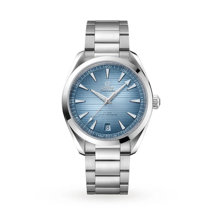 Omega Heritage Automatic 41mm Men’s Watch with Blue Material Dial, Stainless Steel Case & Bracelet, 150m Water Resistant / O22010412103005