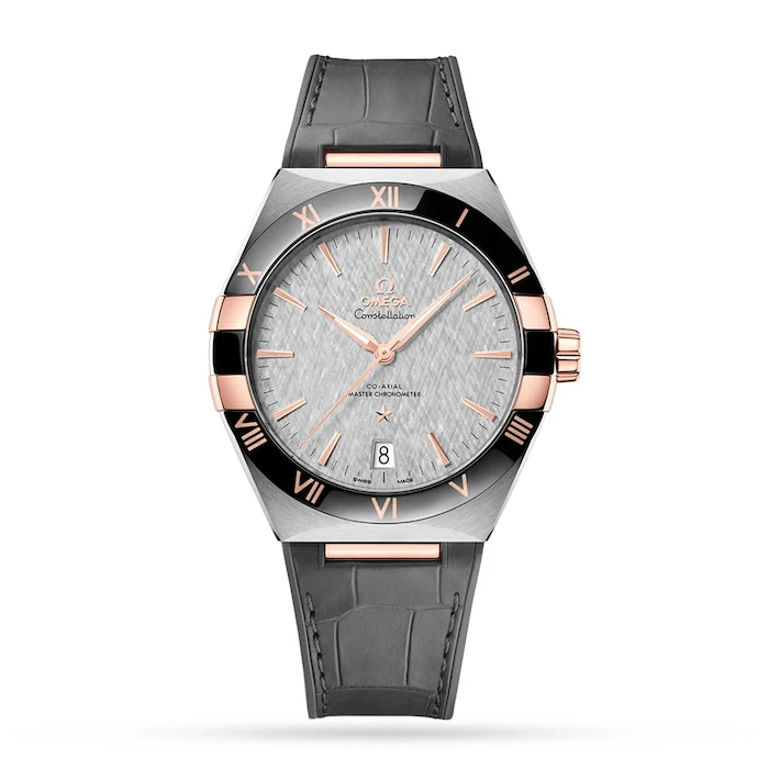 Omega Heritage Automatic 41mm Men’s Watch with Grey Material Dial, Stainless Steel Case, 50m Water Resistant / O13123412106001