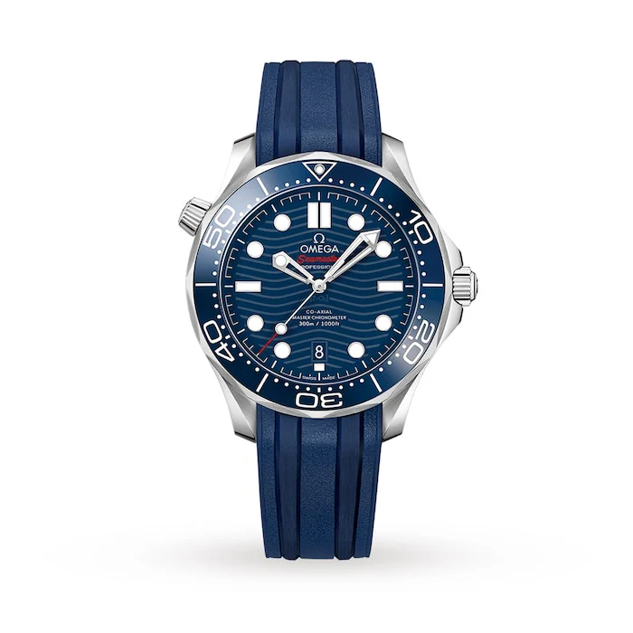 Omega Heritage Automatic 42mm Men’s Watch with Blue Material Dial, Stainless Steel Case, 300m Water Resistant / O21032422003001