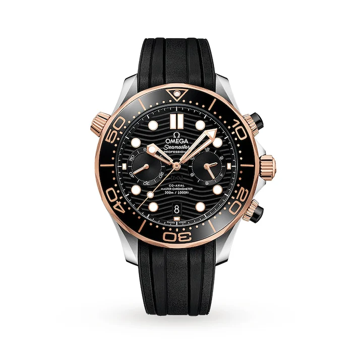 Omega Heritage Automatic 44mm Men’s Watch with Black Material Dial, Stainless Steel Case, 300m Water Resistant / O21022445101001