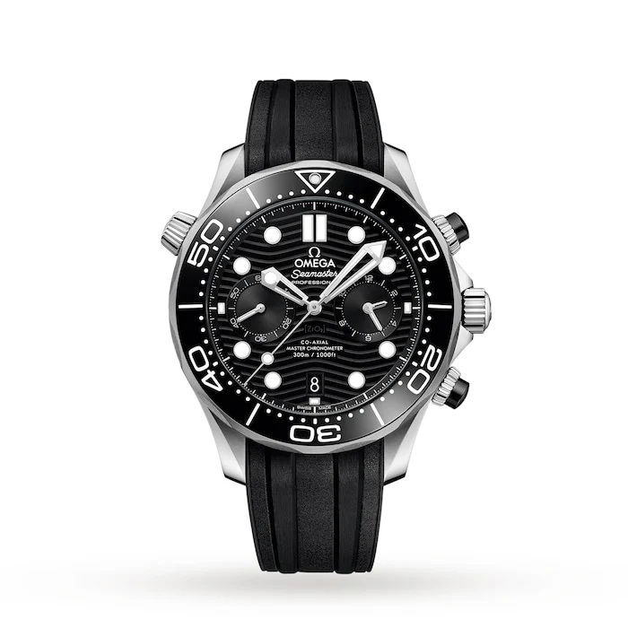 Omega Heritage Automatic 44mm Men’s Watch with Black Material Dial, Stainless Steel Case, 300m Water Resistant / O21032445101001
