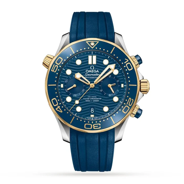 Omega Heritage Automatic 44mm Men’s Watch with Blue Material Dial, Stainless Steel Case, 300m Water Resistant / O21022445103001