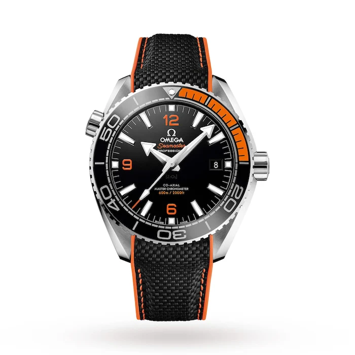 Omega Heritage Automatic Men’s Watch with Black Material Dial, Stainless Steel Case, 600m Water Resistant / O21532442101001