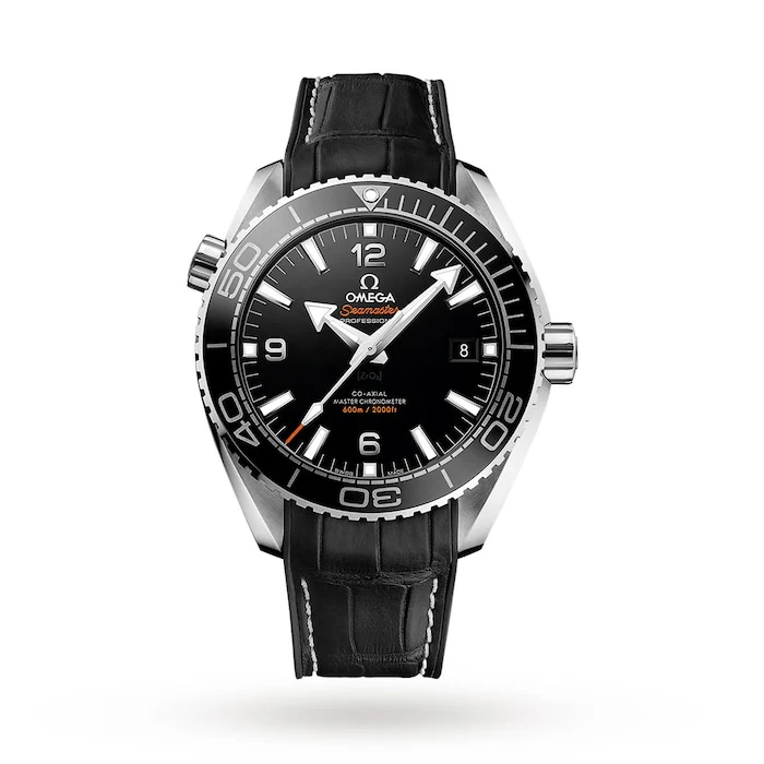 Omega Heritage Automatic Men’s Watch with Black Material Dial, Stainless Steel Case, 600m Water Resistant / O21533442101001