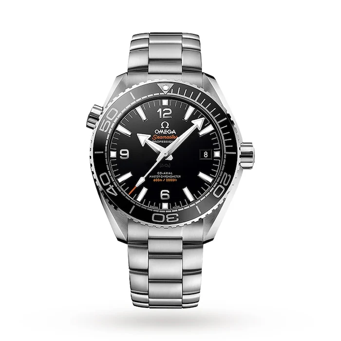 Omega Heritage Automatic Men’s Watch with Black Material Dial, Stainless Steel Case & Bracelet, 600m Water Resistant / O21530442101001