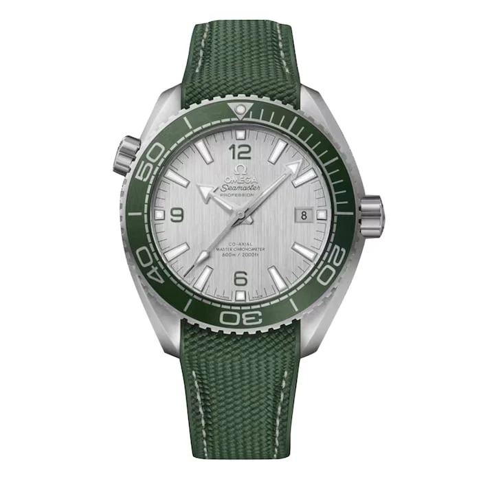 Omega Heritage Automatic Men’s Watch with Grey Material Dial, Stainless Steel Case, 600m Water Resistant / O21532442106001