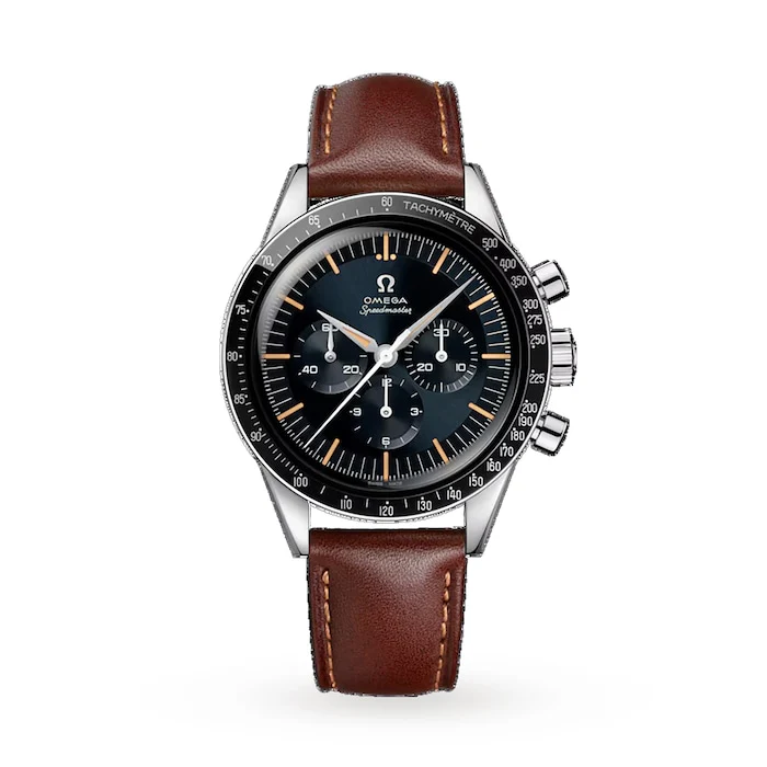 Omega Manual Wind 70mm Men’s Watch with Blue Material Dial, Stainless Steel Case, 50m Water Resistant / O31032405006002
