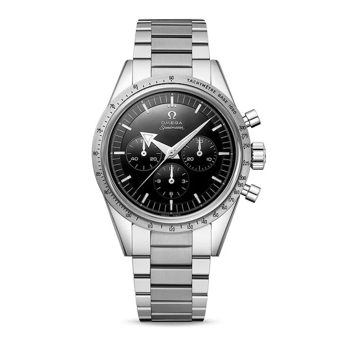 Omega Manual Wind Men’s Watch with Black Material Dial, Gold Case, 50m Water Resistant / O31150393001001