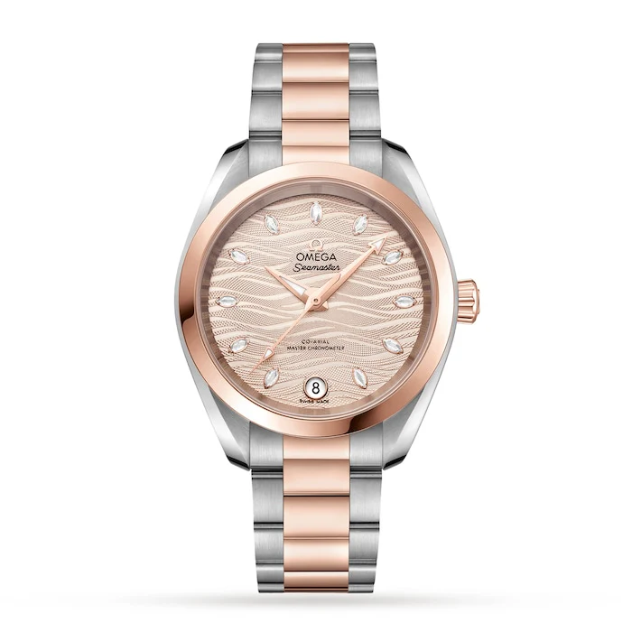 Omega Seamaster Aqua Terra 150M Co-Axial Master Chronometer 34mm Ladies Watch Luxury Watch O22020342059001