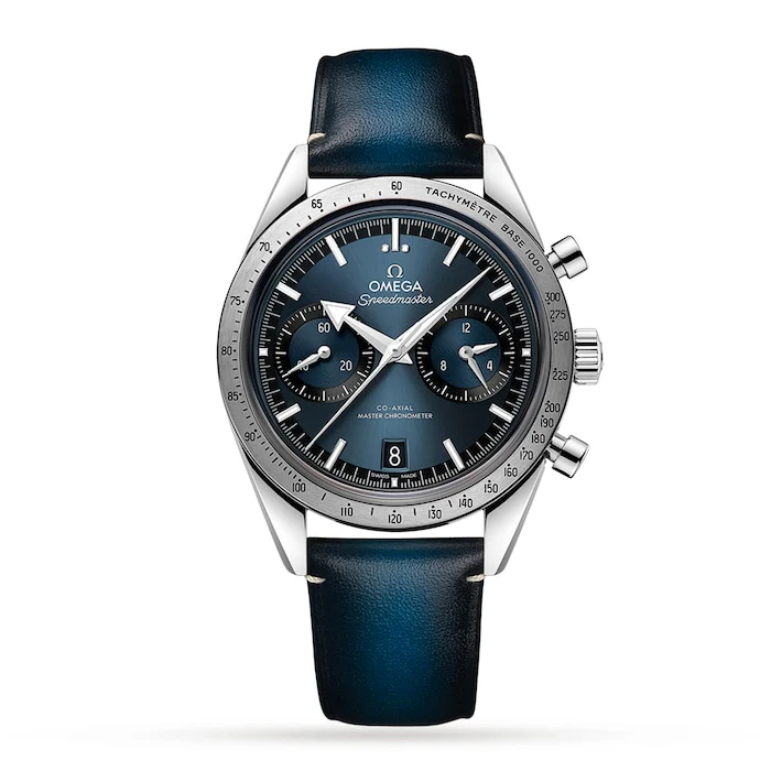 Omega Speedmaster 57 Co-Axial Master Chronometer Chronograph 40.5mm Mens Luxury Watch Blue O33212415103001