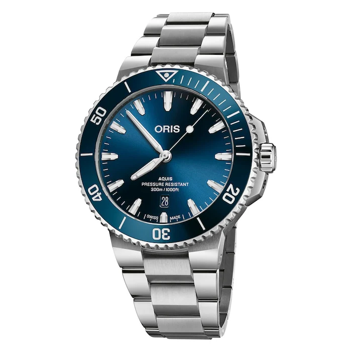 Oris Aquis Date 43.5mm Blue Dial Luxury Watch Luxury Watch Swiss Made 01 733 7789 4135-07 8 23 04PEB