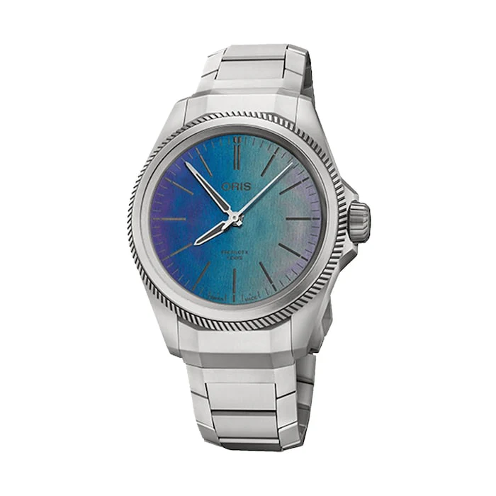 Oris Automatic 39mm Men’s Watch with Blue Material Dial, Titanium Case, 100m Water Resistant / 01 400 7778 7150-07 7 20 01TLC