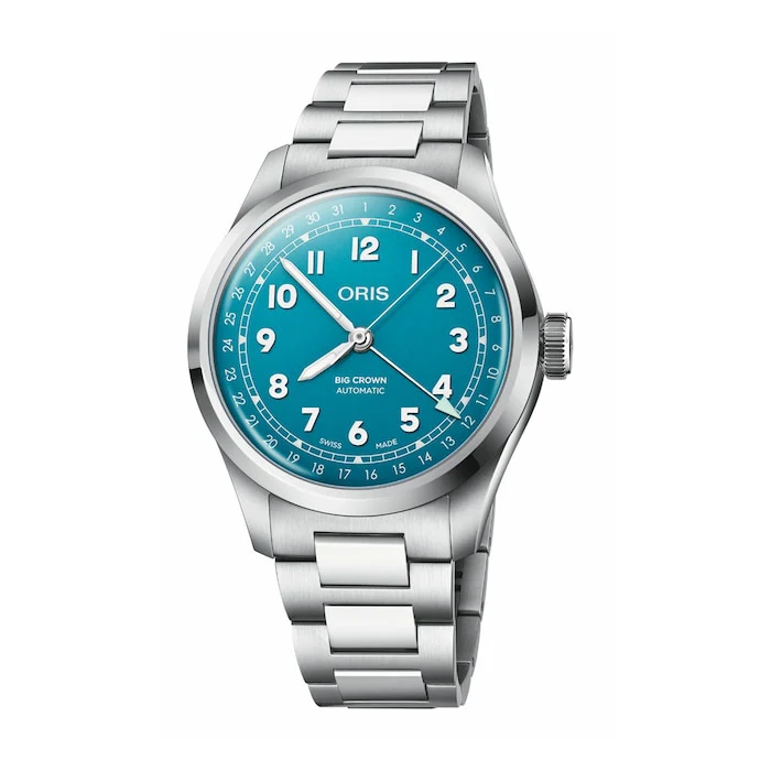 Oris Automatic 40mm Men’s Watch with Blue Material Dial, Stainless Steel Case & Bracelet, 50m Water Resistant / 01 754 7798 4065-07 8 20 06