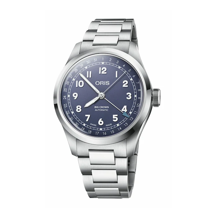 Oris Automatic 40mm Men’s Watch with Purple Material Dial, Stainless Steel Case & Bracelet, 50m Water Resistant / 01 754 7798 4068-07 8 20 06