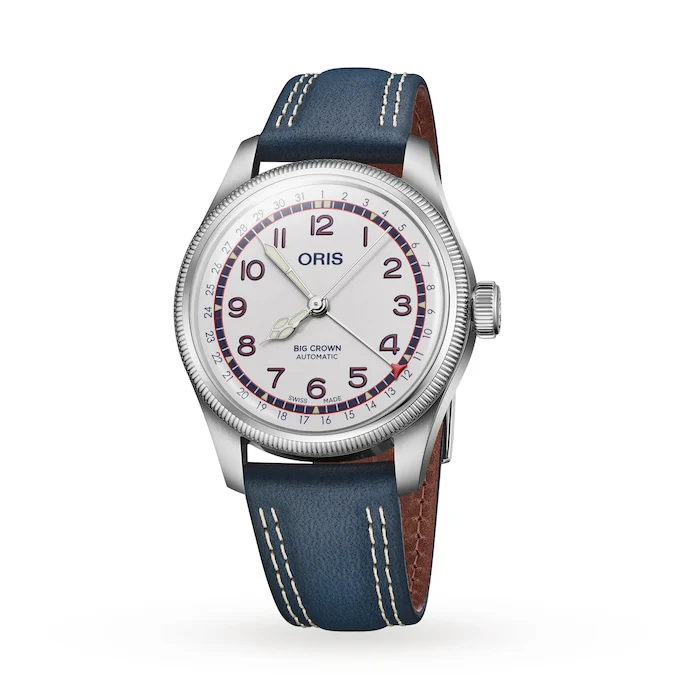 Oris Automatic 40mm Men’s Watch with White Material Dial, Stainless Steel Case, 50m Water Resistant / 01 754 7785 4081-SET