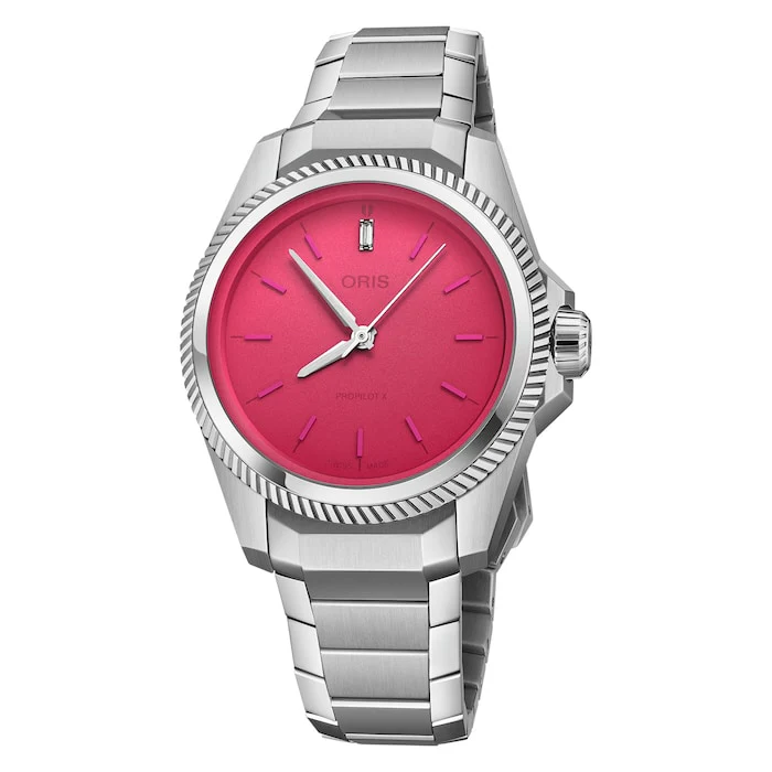 Oris Pro Pilot X 34mm Unisex Watch Miss Piggy Edition Luxury Watch Swiss Made High Precision Movement  01 531 7796 4158
