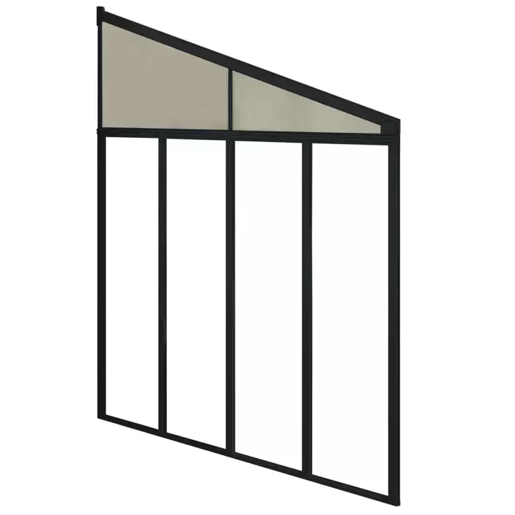 Palram Canopia Feria 3 SideWall Patio Cover, Grey - Image 3