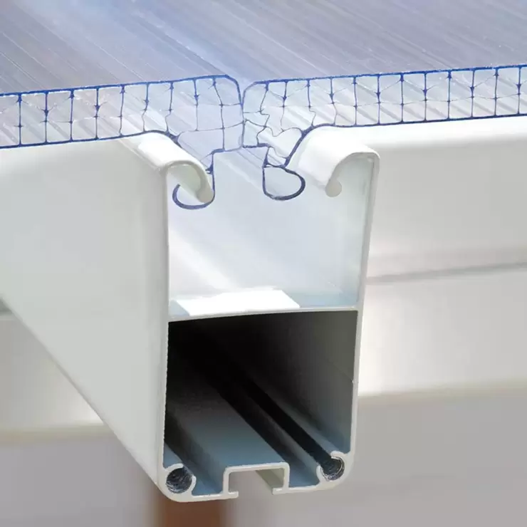 Palram Canopia Feria 3 Veranda Patio Cover in White, 3 x 4.25m - Image 4