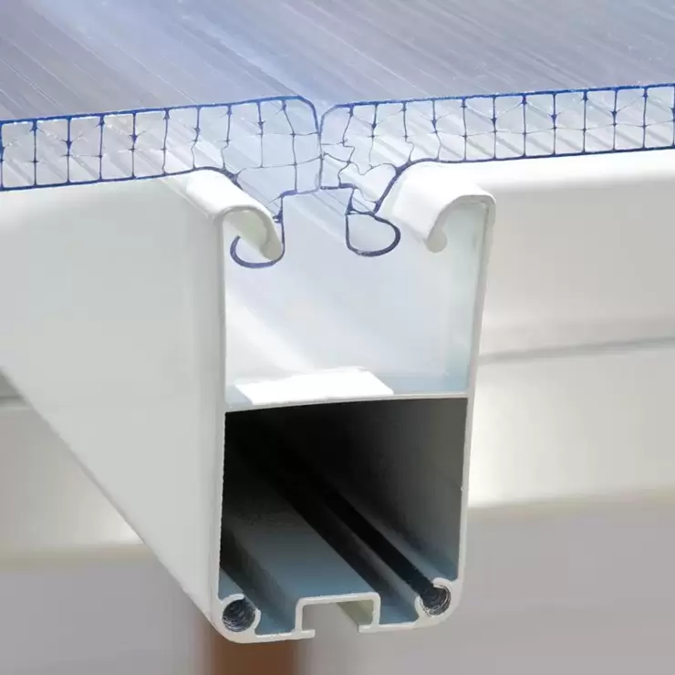 Palram Canopia Feria 3 Veranda Patio Cover in White, 3 x 5.46m - Image 4