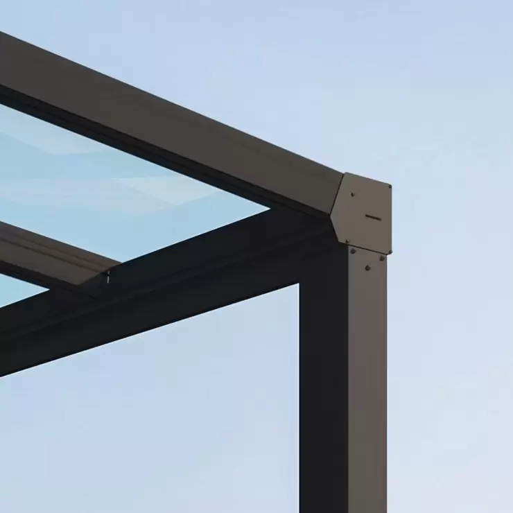 Palram Canopia Stockholm 11ft 2" x 19ft 3" (3.4 x 5.9m) Aluminium Patio Cover - Image 5
