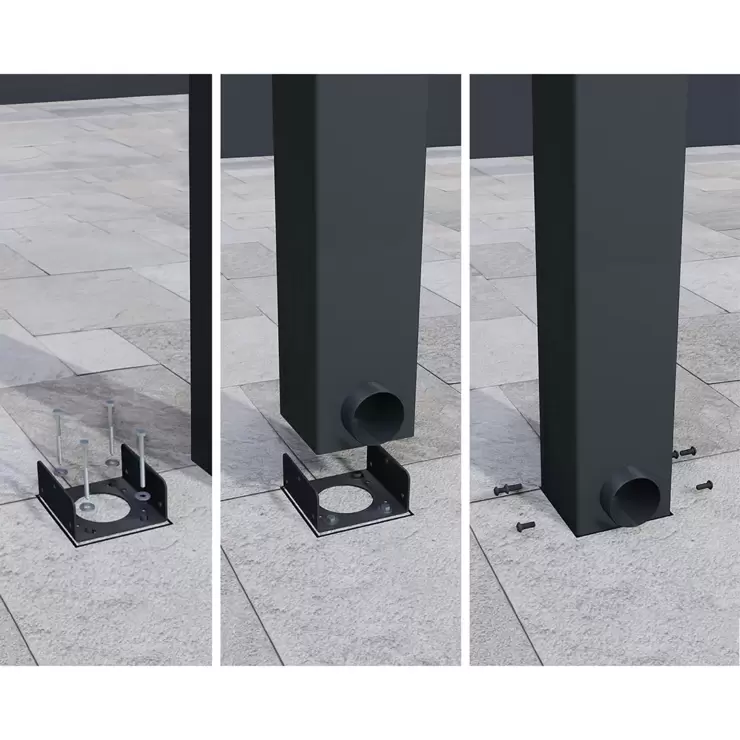 Palram Canopia Stockholm 11ft 2" x 19ft 3" (3.4 x 5.9m) Aluminium Patio Cover - Image 6