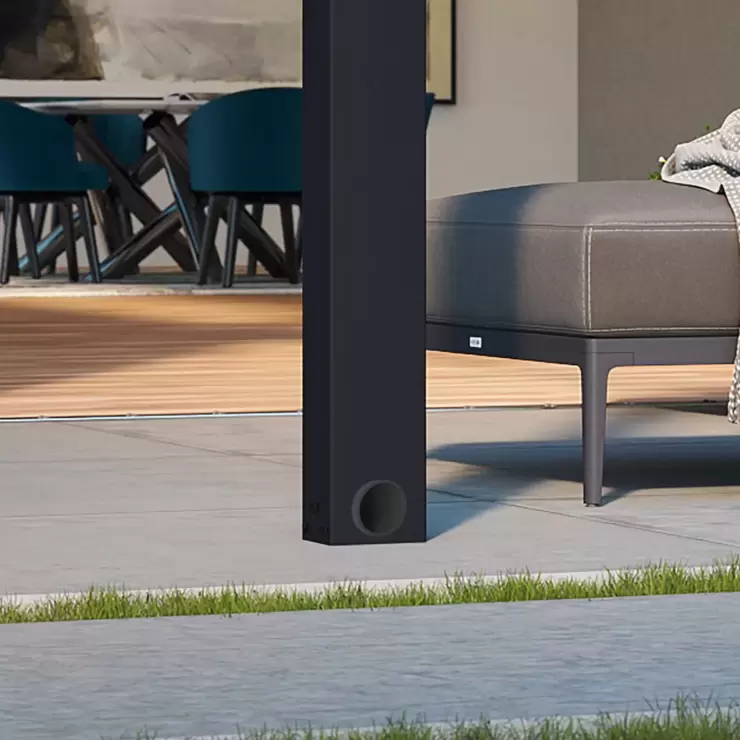 Palram Canopia Stockholm 11ft 2" x 19ft 3" (3.4 x 5.9m) Aluminium Patio Cover - Image 7