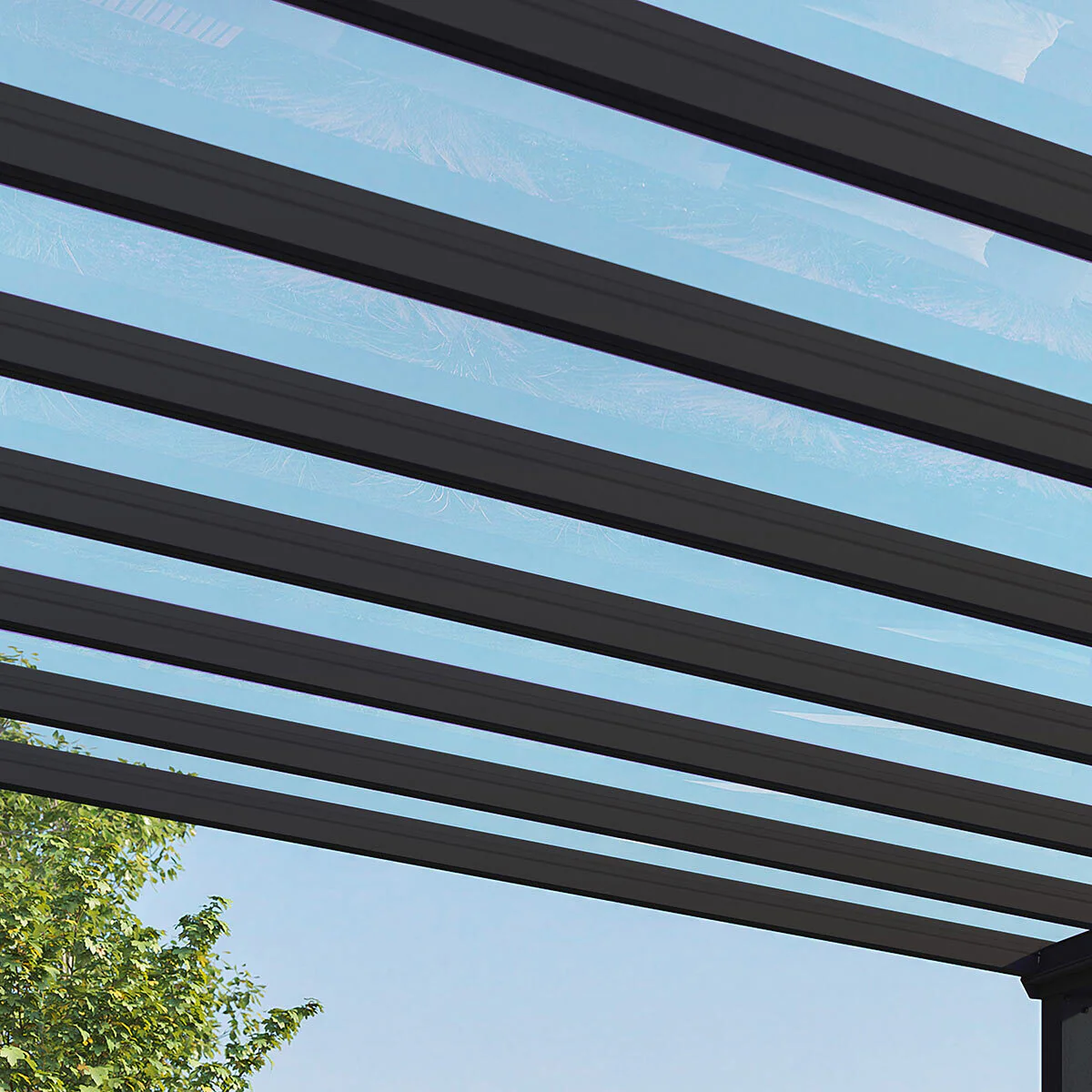 Palram Canopia Stockholm 11ft 2" x 26ft 4" (3.4 X 8.1m) Aluminium Patio Cover - Image 3