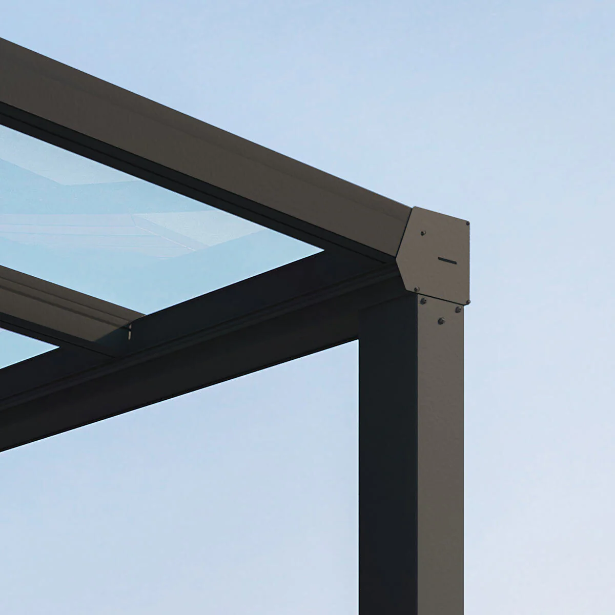Palram Canopia Stockholm 11ft 2" x 26ft 4" (3.4 X 8.1m) Aluminium Patio Cover - Image 4