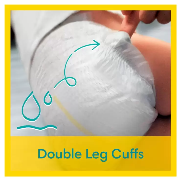 Pampers New Baby Nappies Size 2, 120 x Jumbo+ 76 Pack Pallet Deal - Image 3