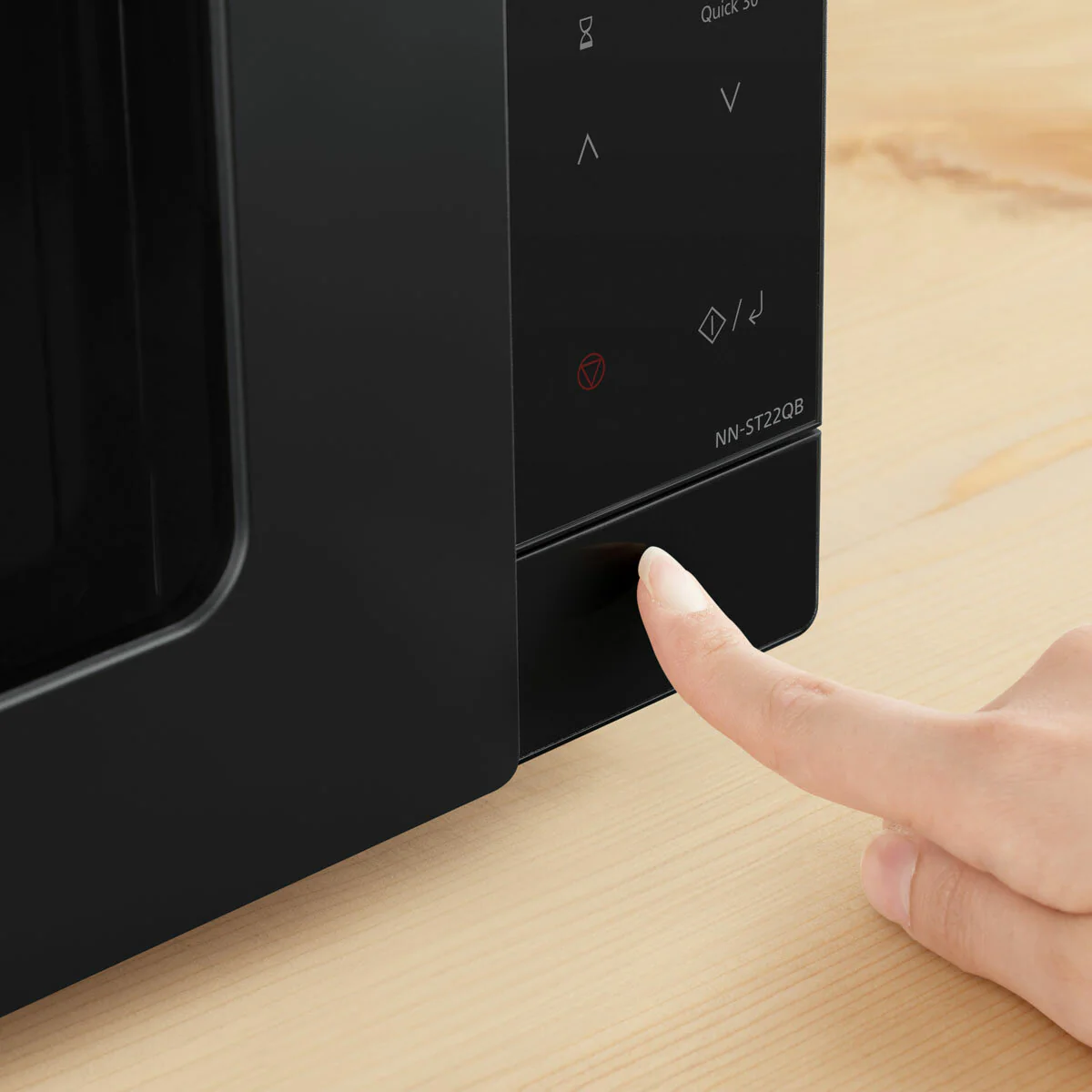Panasonic 20L Solo Microwave, Black, NN-ST22QBBPQ - Image 4