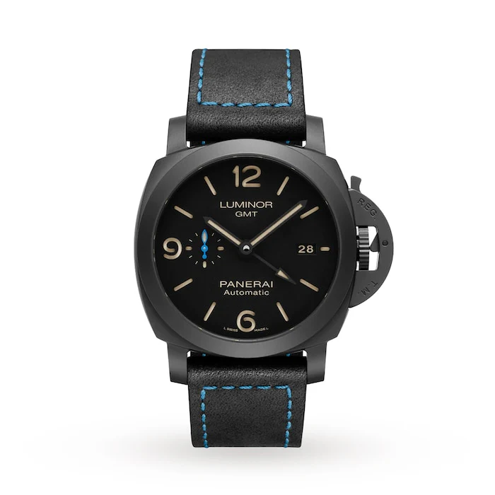 Panerai Automatic 44mm Men’s Watch with Black Material Dial, Ceramic Case, 100m Water Resistant / PAM01441
