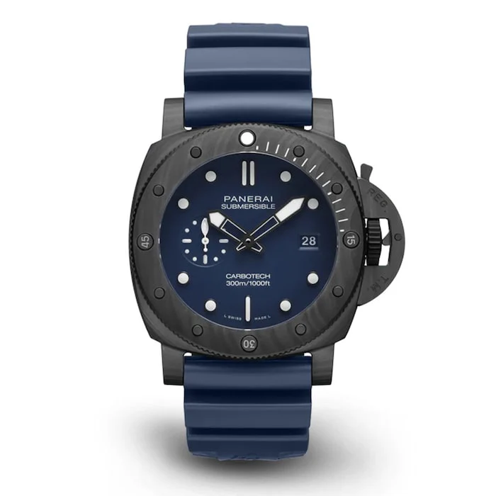 Panerai Automatic 44mm Men’s Watch with Blue Material Dial, Titanium Case, 300m Water Resistant / PAM01232