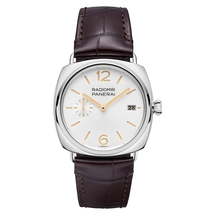Panerai Heritage Automatic 40mm Men’s Watch with White Material Dial, Stainless Steel Case, 30m Water Resistant / PAM01570