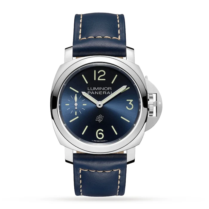 Panerai Mechanical 44mm Men’s Watch with Blue Material Dial, Stainless Steel Case, 100m Water Resistant / PAM01085