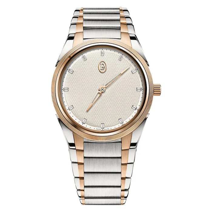 Parmigiani Fleurier TONDA PF Automatic Steel Rose Gold White Citrine 36mm Ladies Watch pfc804-1020004-100182