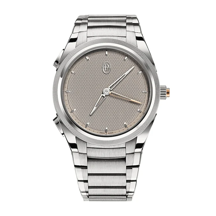 Parmigiani Fleurier TONDA PF Minute Rattrapante Steel Platinum Sand Grey 40mm Mens Luxury Watch pfc904-1020001-100182