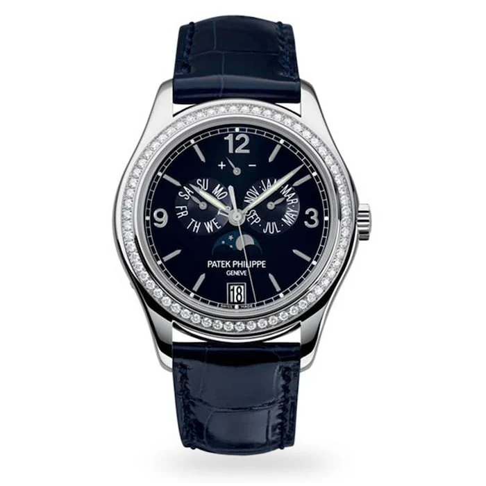 Patek Philippe Automatic 39mm Men’s Watch with Blue Bracelet Material Dial, Gold Case / 5147G-001